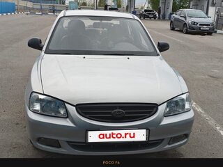 2008 Hyundai Accent ТагАЗ II, серебристый, 450000 рублей, вид 1