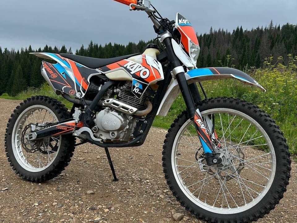 Купить б/у Kayo K1 250 MX карбюратор 5 передач в Перми: белый ...