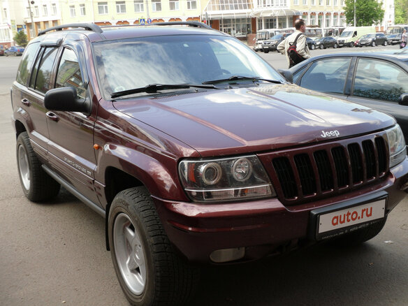 1999 Jeep Grand Cherokee II (WJ), красный - вид 1
