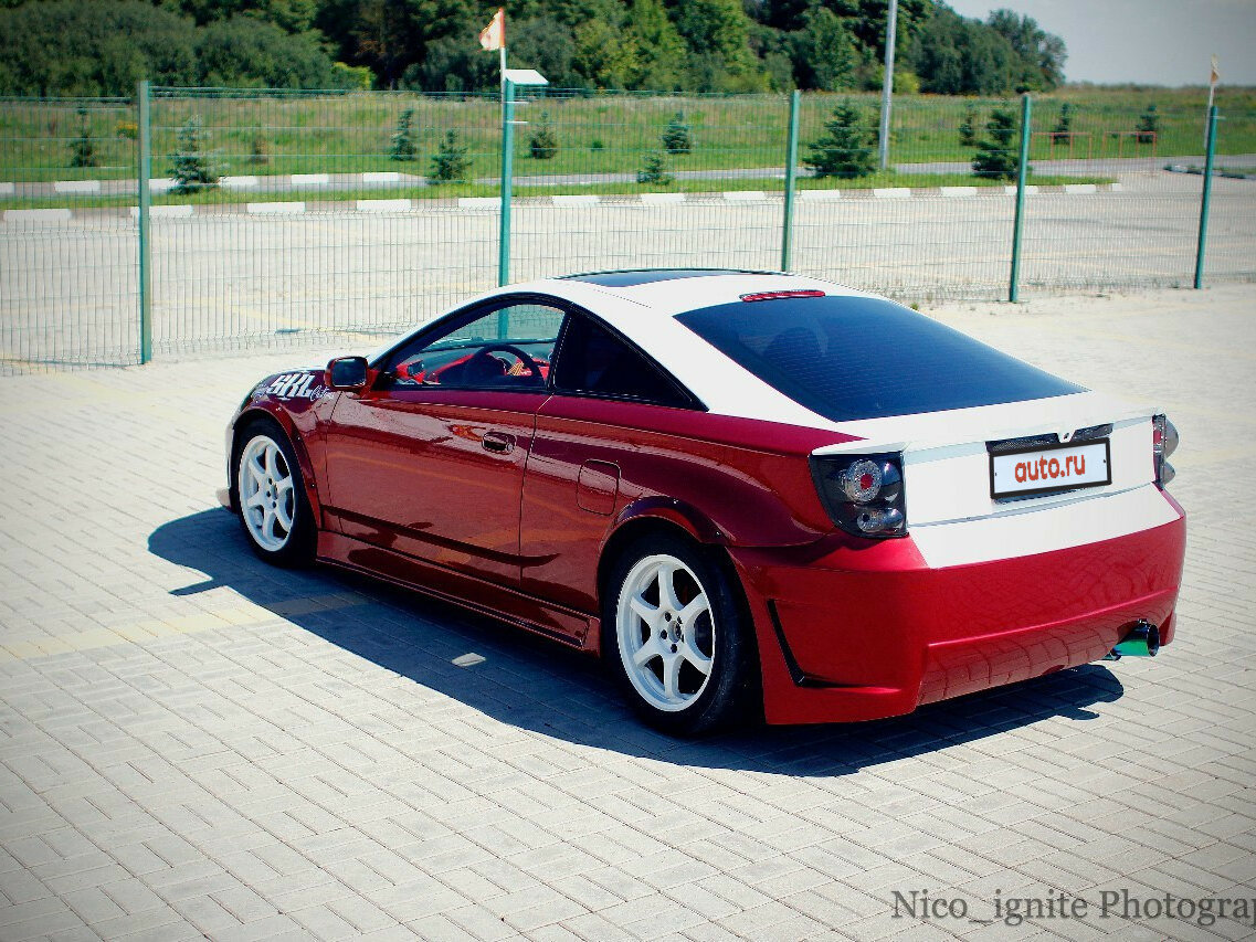 Toyota Celica красный Кэнди