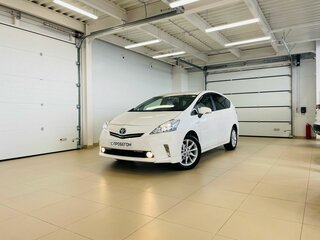 2012 Toyota Prius Alpha I (ZVW40/41), белый, 1569000 рублей, вид 1