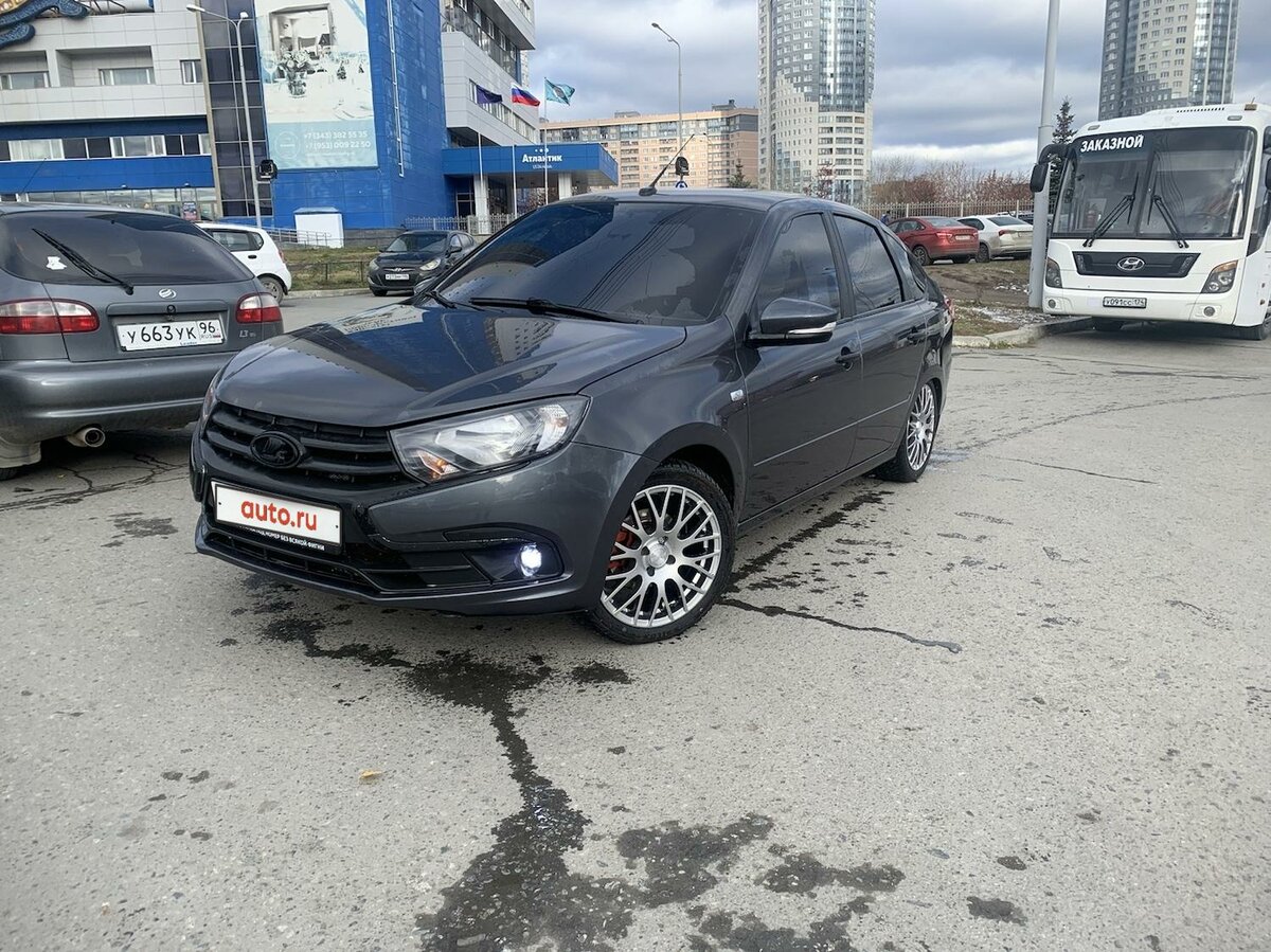 Серый лада ваз гранта