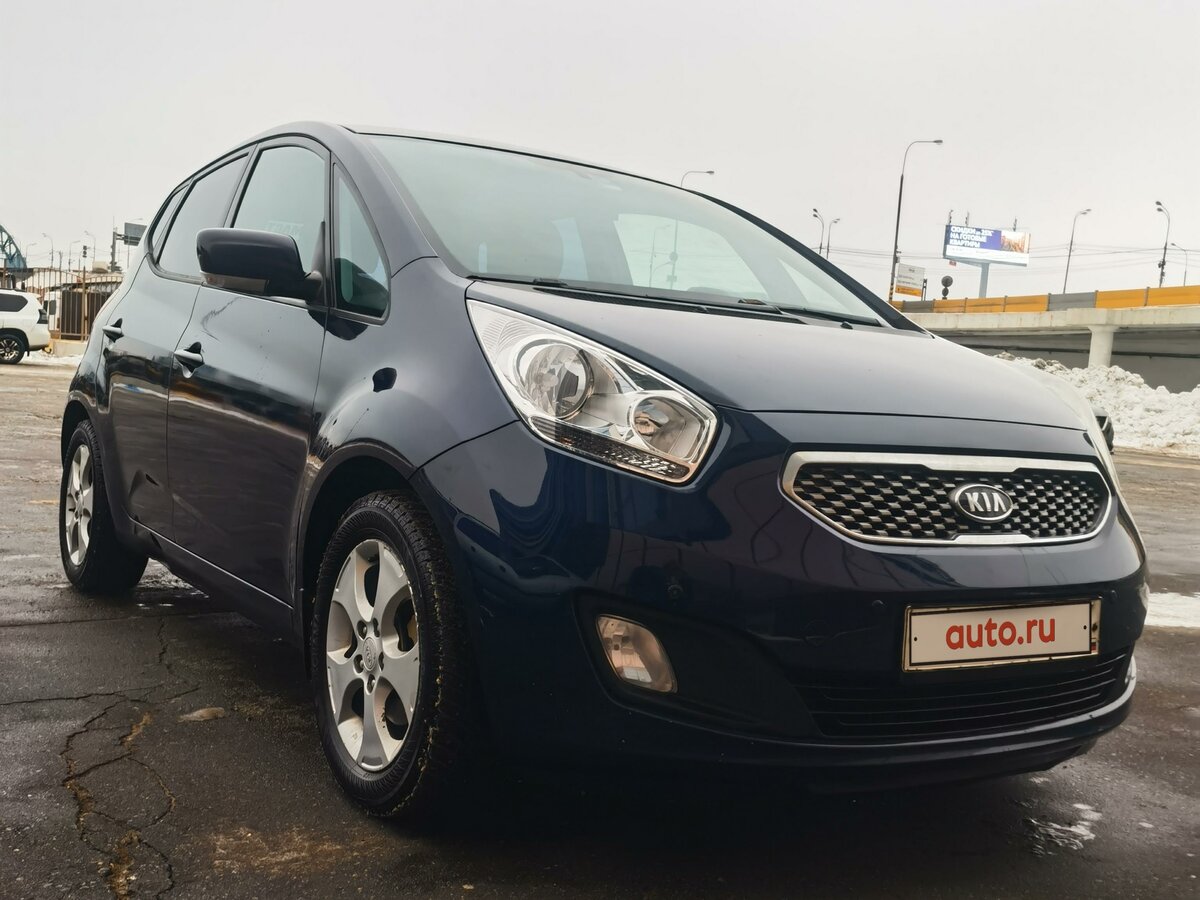 Купить б/у Kia Venga I 1.6 AT (125 л.с.) бензин автомат в Москве: синий ...
