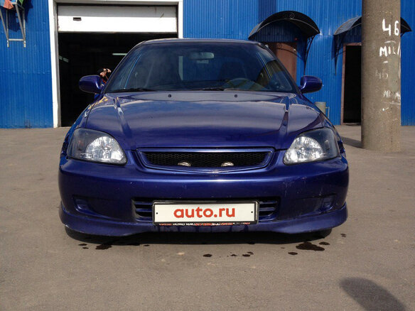 1996 Honda Civic VI, синий - вид 1