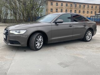 2014 Audi A6 IV (C7), серый, 1450000 рублей, вид 1