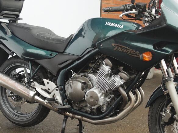 2000 Yamaha XJ600, зелёный - вид 8