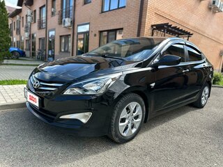 2016 Hyundai Solaris I Рестайлинг, чёрный, 1000000 рублей, вид 1
