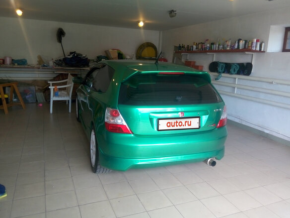 2002 Honda Civic Type R VII, зелёный - вид 11