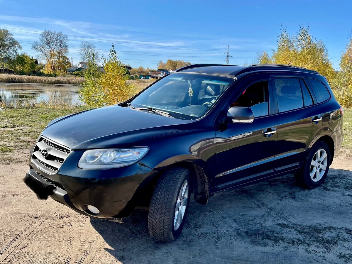 Купить б/у Hyundai Santa Fe II 2.2d AT (150 л.с.) 4WD дизель автомат в ...
