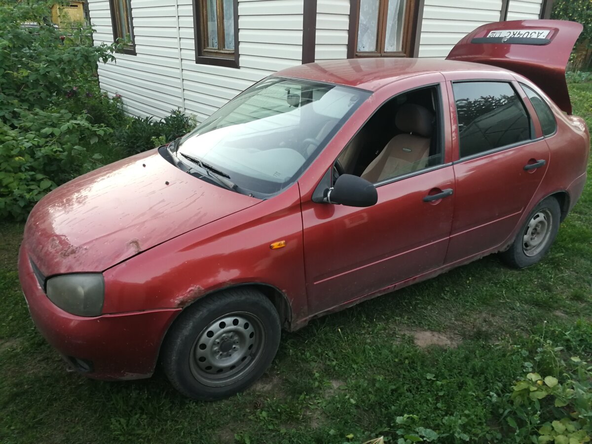 Лада Калина 2007 красная