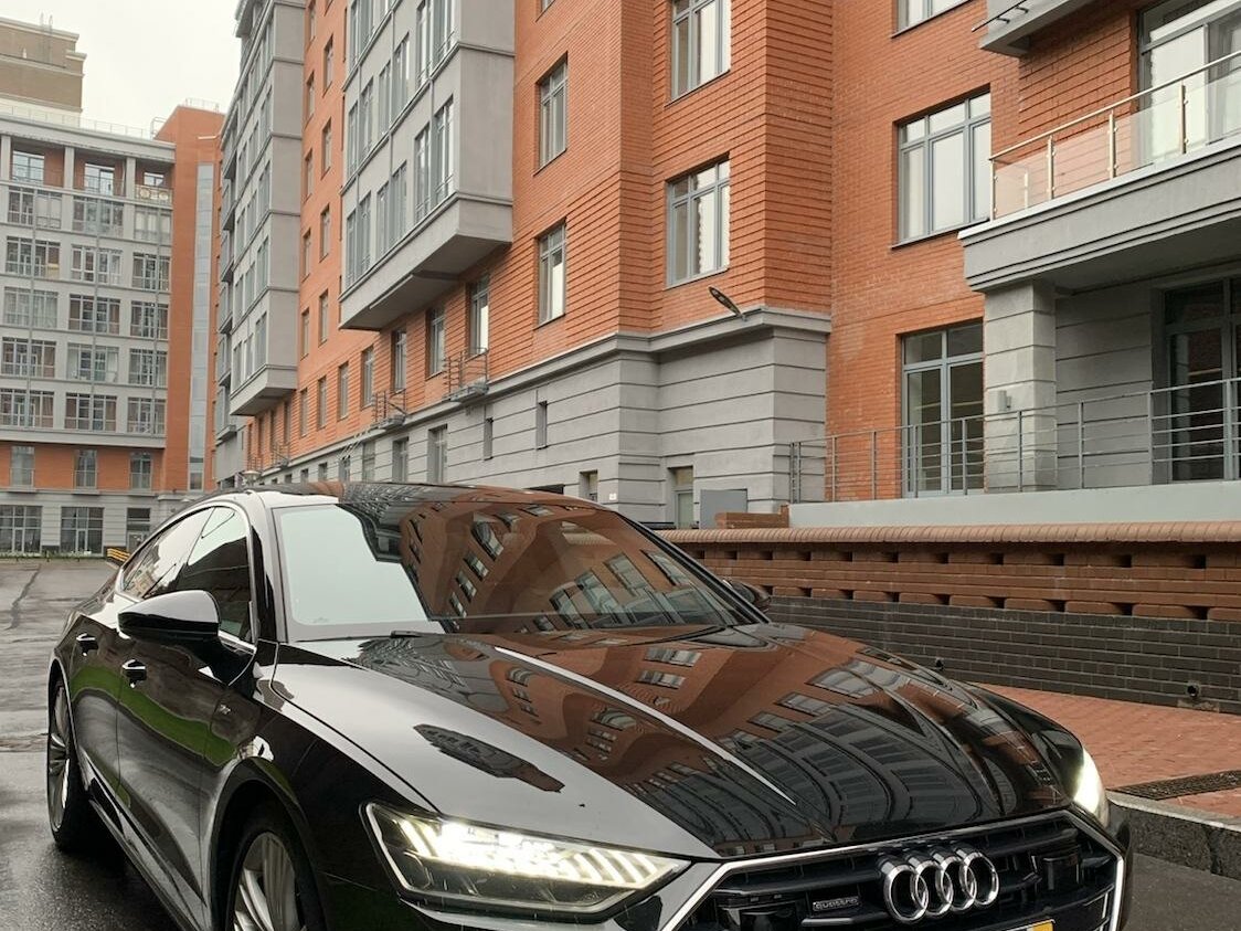 Купить б/у Audi A7 II (4K) 50 TDI 3.0d AT (286 л.с.) 4WD дизель автомат ...
