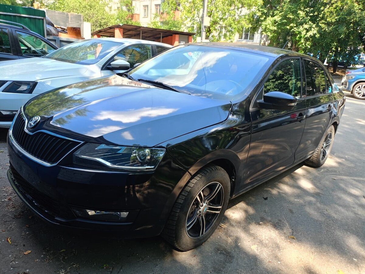 Купить б/у Skoda Rapid I Рестайлинг 1.4 AMT (125 л.с.) бензин робот в ...