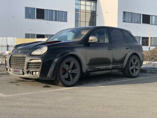 2006 Porsche Cayenne Turbo I (955), чёрный, 570000 рублей, вид 1