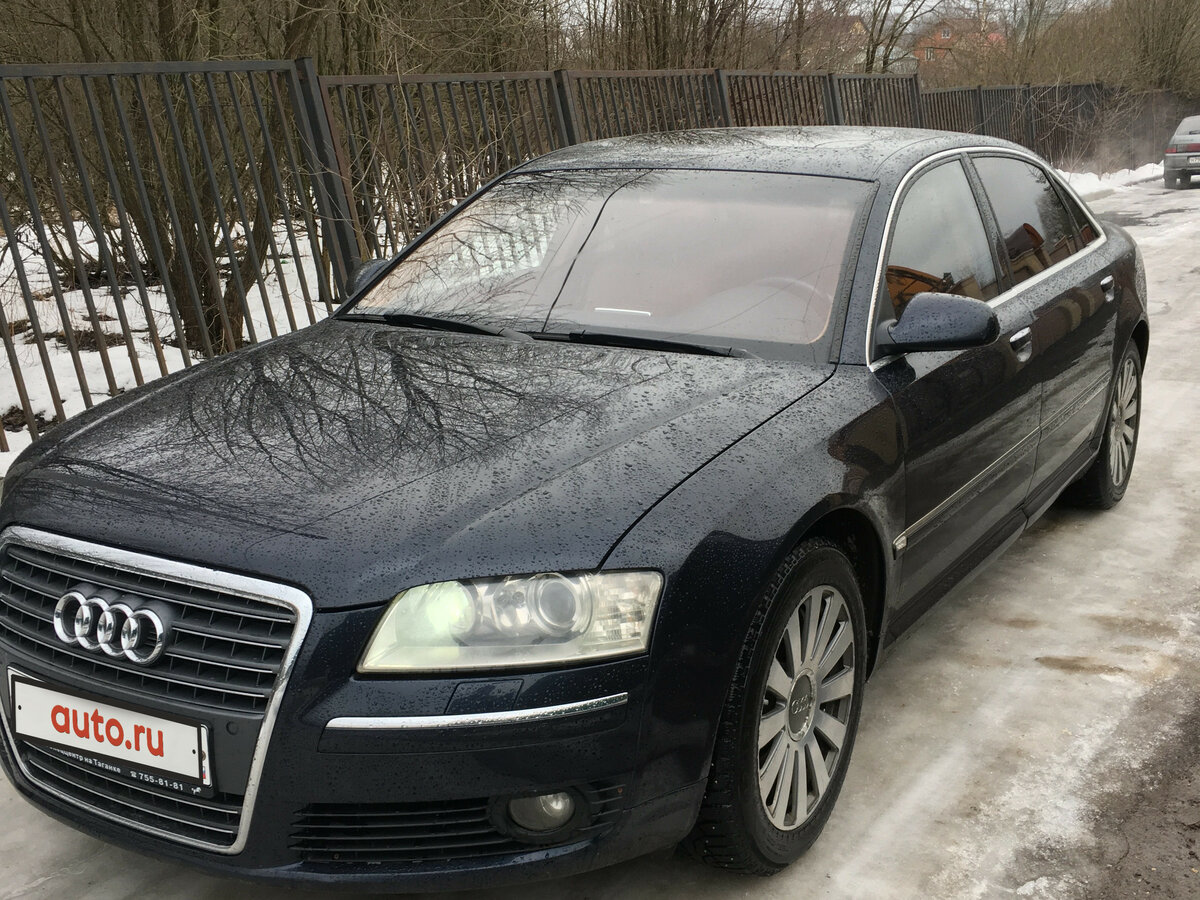 Купить б/у Audi A8 II (D3) Рестайлинг Long 6.0 AT (450 л.с.) 4WD бензин ...