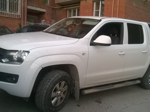 2012 Volkswagen Amarok full-time I, белый - вид 1
