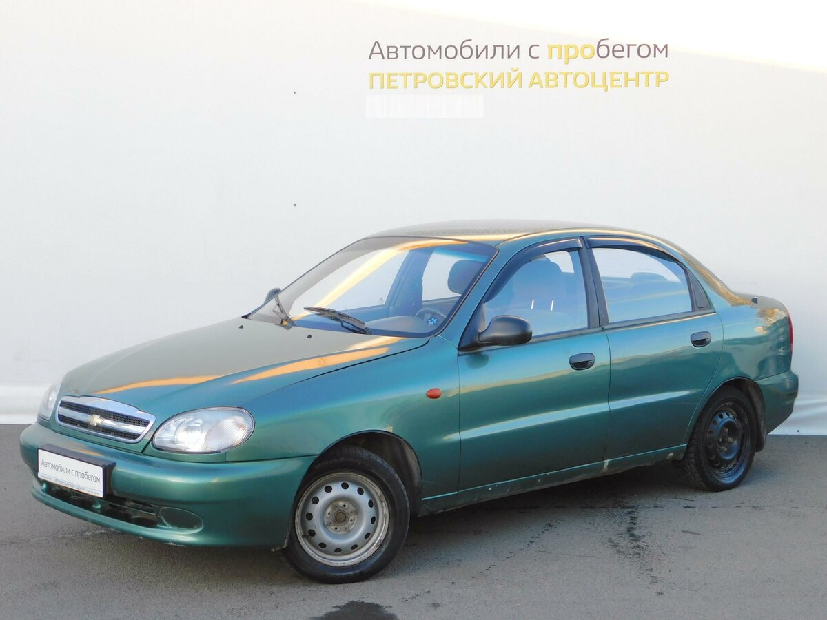 Шивроле lanos хэтчбек зелёный
