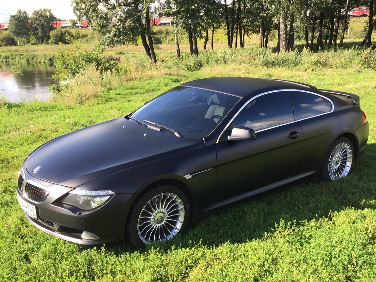 Бмв 6 черная