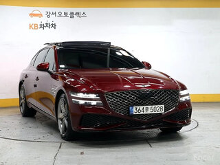 2021 Genesis G80 II, красный, 3100045 рублей, вид 1