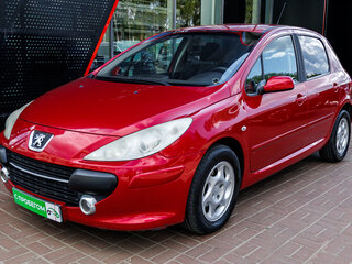 2007 Peugeot 307 I Рестайлинг, красный, 352000 рублей, вид 1