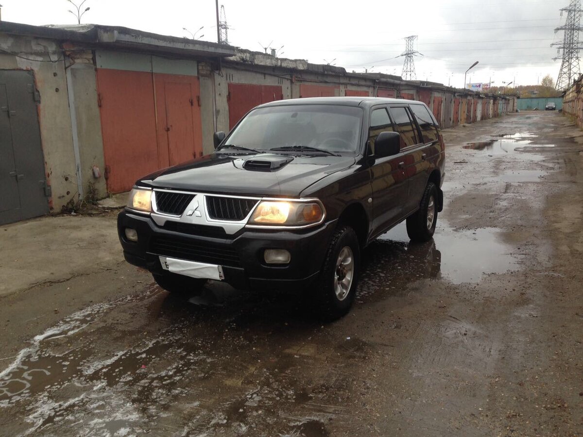 Mitsubishi Pajero Sport 2007 кенгурятник черный