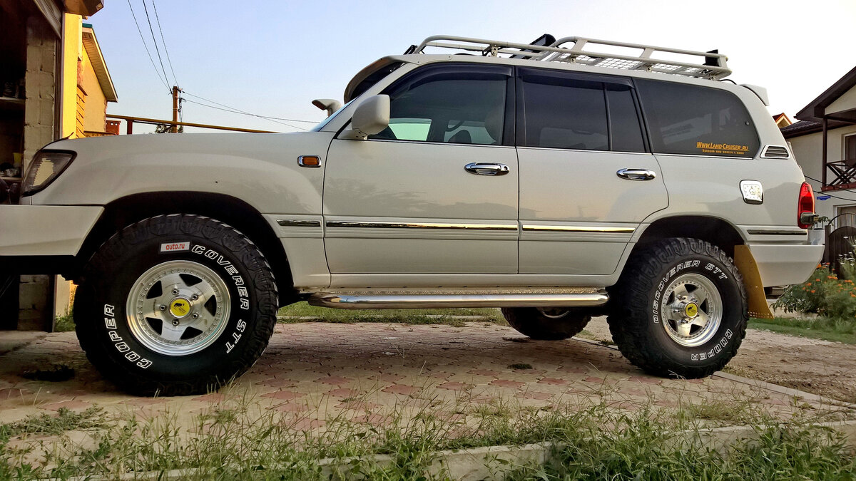 Какой размер колес на ленд крузер 100 - фото