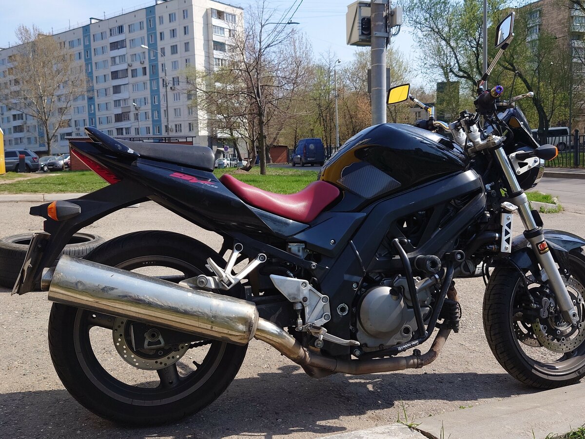 Купить б/у Suzuki SV 650 инжектор 6 передач в Москве: чёрный дорожный ...