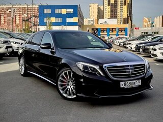 2014 Mercedes-Benz S-Класс 350 CDI BlueTEC Long 7G-TRONIC VI (W222, C217), чёрный, 3849000 рублей, вид 1