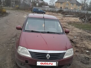 2011 Renault Logan I Рестайлинг, красный, 350000 рублей, вид 1