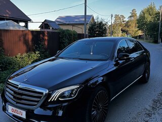 2018 Mercedes-Benz S-Класс 350 d Long VI (W222, C217) Рестайлинг, чёрный, 7200000 рублей, вид 1