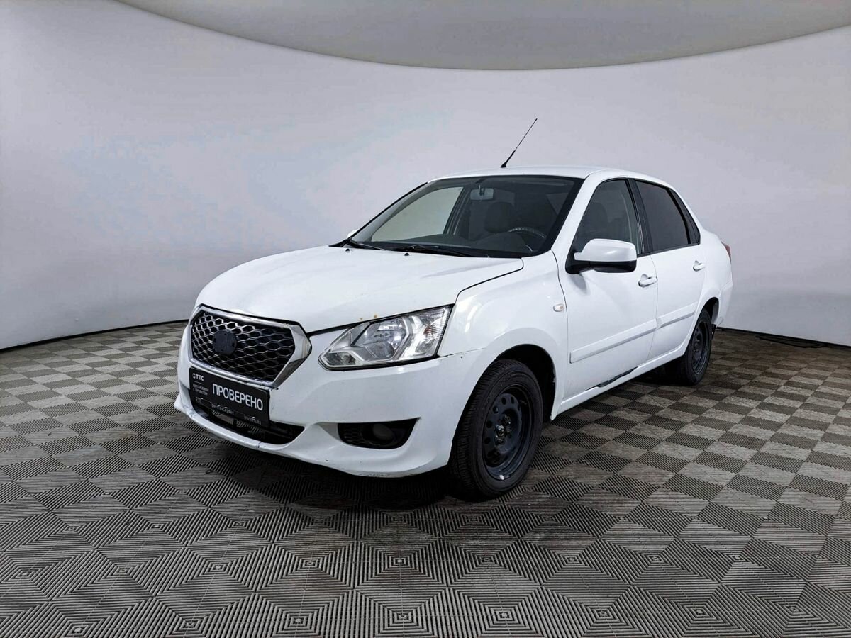 Купить б/у Datsun on-DO I 1.6 MT (87 л.с.) бензин механика в Уфе: белый ...