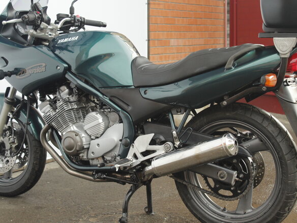 2000 Yamaha XJ600, зелёный - вид 11