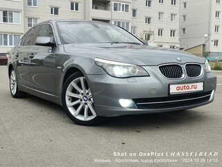 2008 BMW 5 серии 525i V (E60/E61) Рестайлинг, серый, 1430000 рублей, вид 1