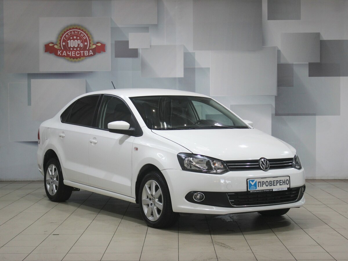 VW Polo 2014 Р±РµР»С‹Р№