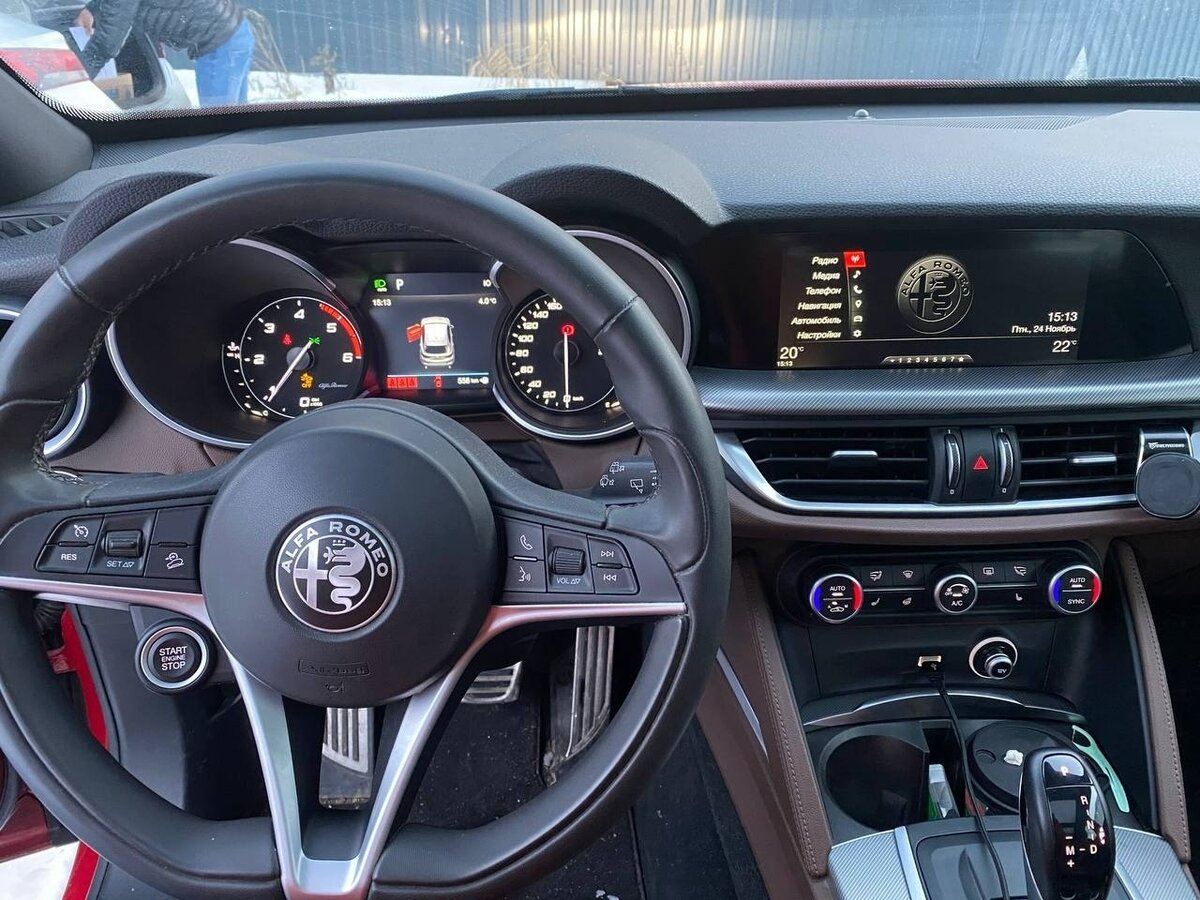 Купить б/у Alfa Romeo Stelvio I 2.1d AT (210 л.с.) 4WD дизель автомат в ...