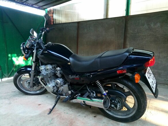 1992 Honda CB 750, синий - вид 1