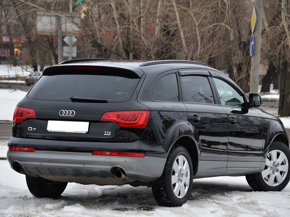 2012 Audi Q7 I (4L) Рестайлинг, чёрный - вид 3