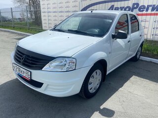 2013 Renault Logan I Рестайлинг, белый, 348000 рублей, вид 1
