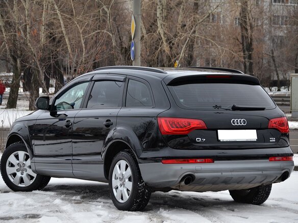2012 Audi Q7 I (4L) Рестайлинг, чёрный - вид 4