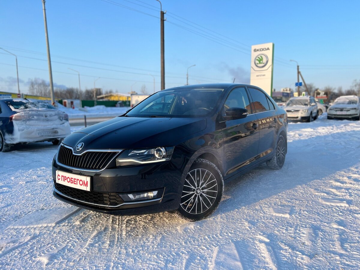 Купить б/у Skoda Rapid I Рестайлинг 1.6 AT (110 л.с.) бензин автомат в ...