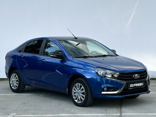 2021 Lada (ВАЗ) Vesta I, синий, 1079000 рублей, вид 1