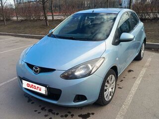 2008 Mazda 2 II (DE), серебристый, 590000 рублей, вид 1
