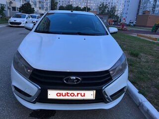 2020 Lada (ВАЗ) Vesta I, белый, 900000 рублей, вид 1