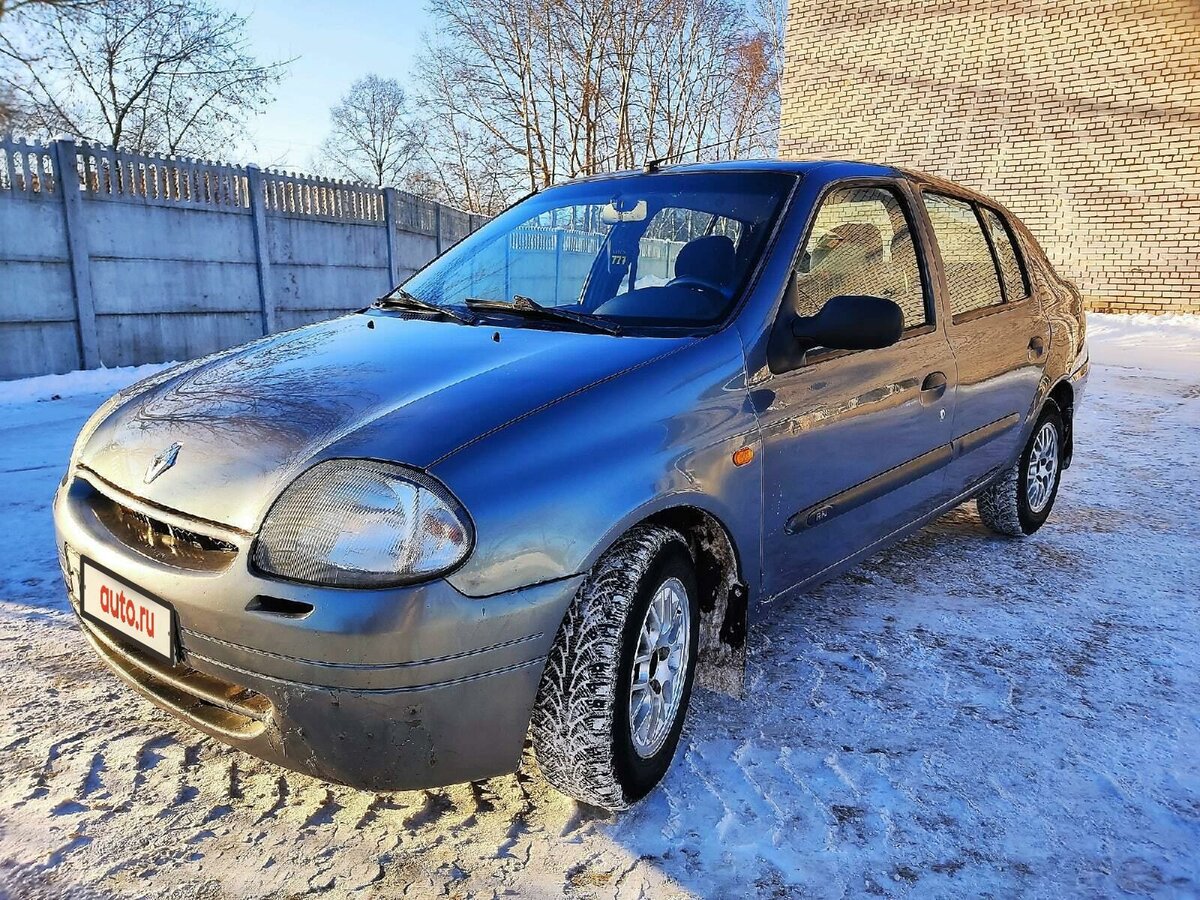 Купить б/у Renault Clio II 1.4 MT (75 л.с.) бензин