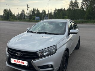 2018 Lada (ВАЗ) Vesta SW I, серебристый, 750000 рублей, вид 1