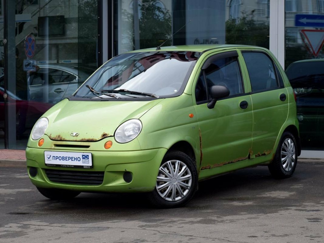 Дэу Матиз 2005 Рестайлинг зеленый