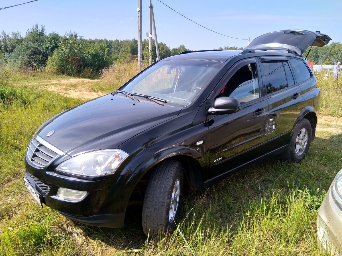 Ssangyong kyron черный дым