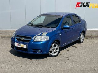 2008 Chevrolet Aveo I Рестайлинг, синий, 340000 рублей, вид 1