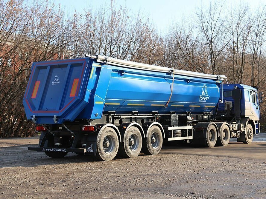 Купить новый Тонар 9523 в Пушкино: синий полуприцеп самосвальный 2022 года на Ав