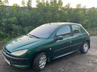 2002 Peugeot 206, зелёный, 87500 рублей, вид 1