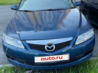 2007 Mazda 6 I (GG) Рестайлинг, синий, 210000 рублей, вид 1